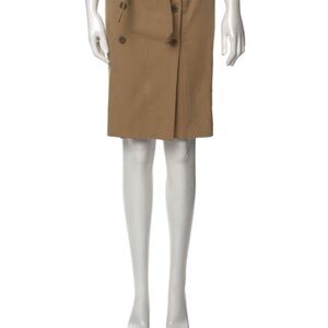 Carolina Herrera Classic Tan A-Line Skirt